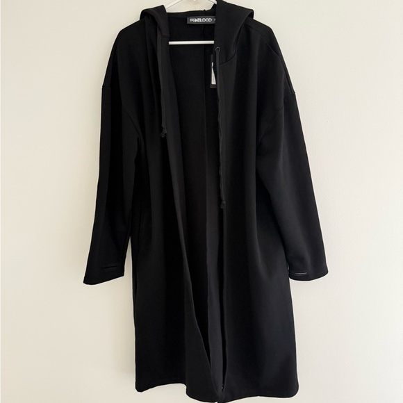 Foxblood Longline Open Hoodie Large - Picture 1 of 5